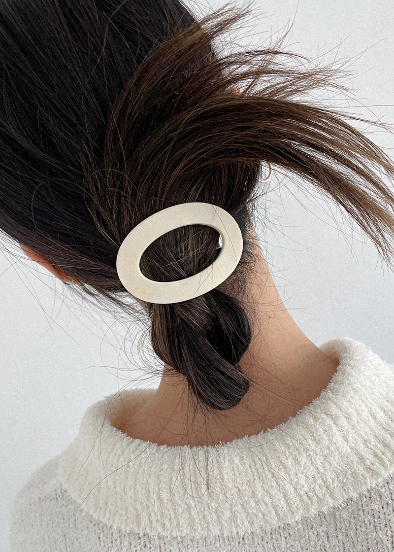 marbling ellipse hair pin (5c)