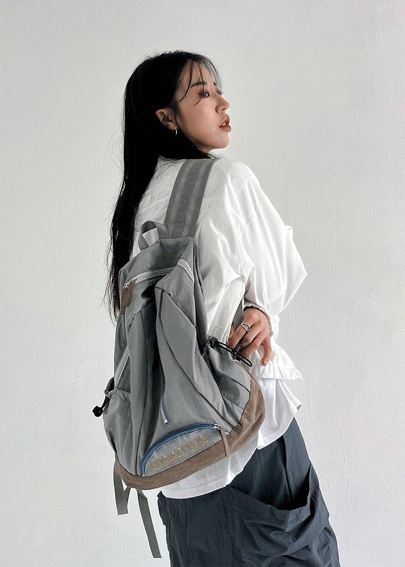 vingtage nylon backpack (2c)