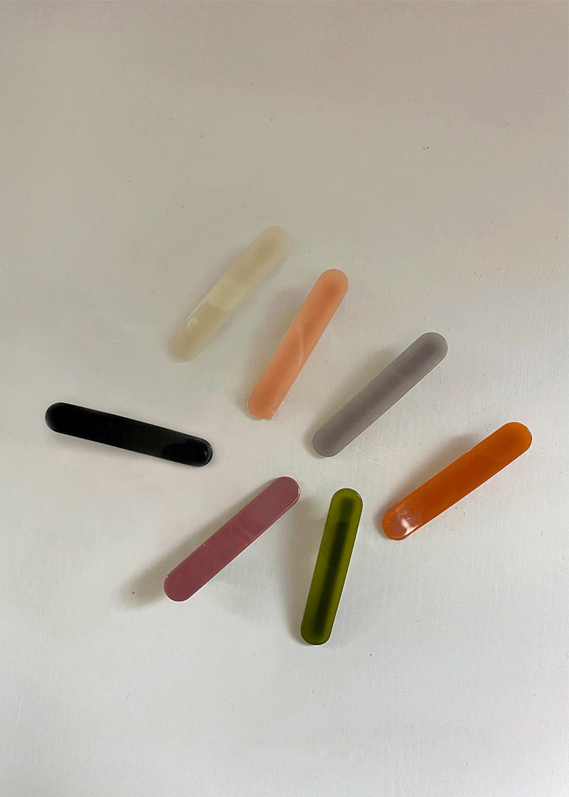 simple color hair pin (7c)