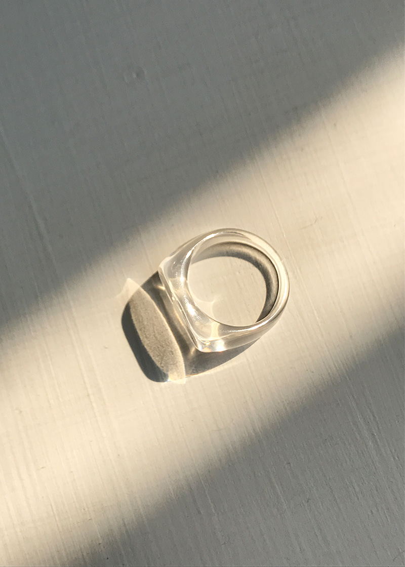 clear bold ring