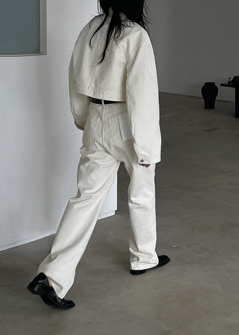 curve cotton long pants (2c)