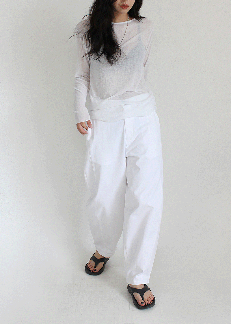 cotton pot pants (2c)