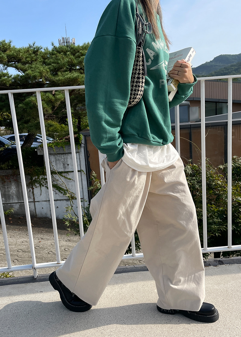 daily wide cutting pants (3c)