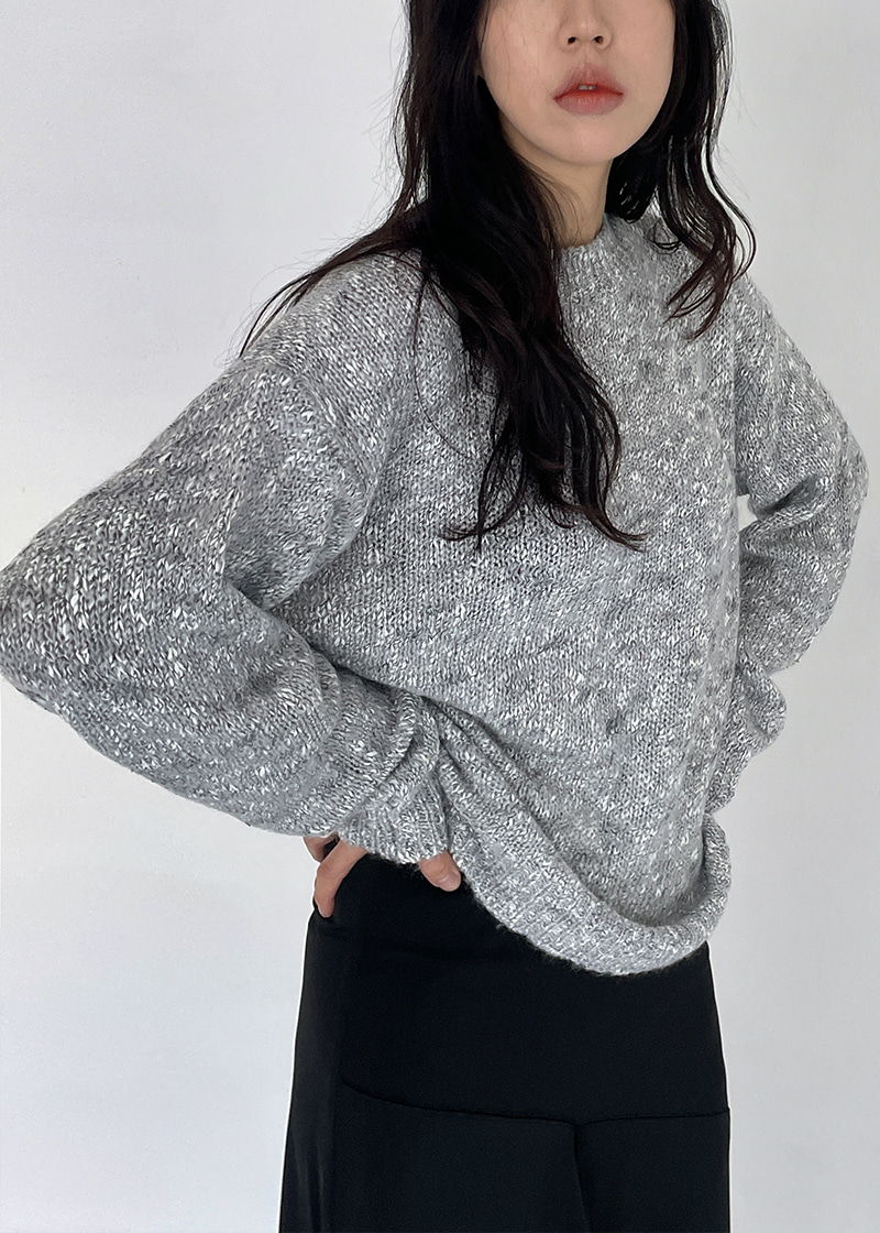 cozy mixed round knit (2c)