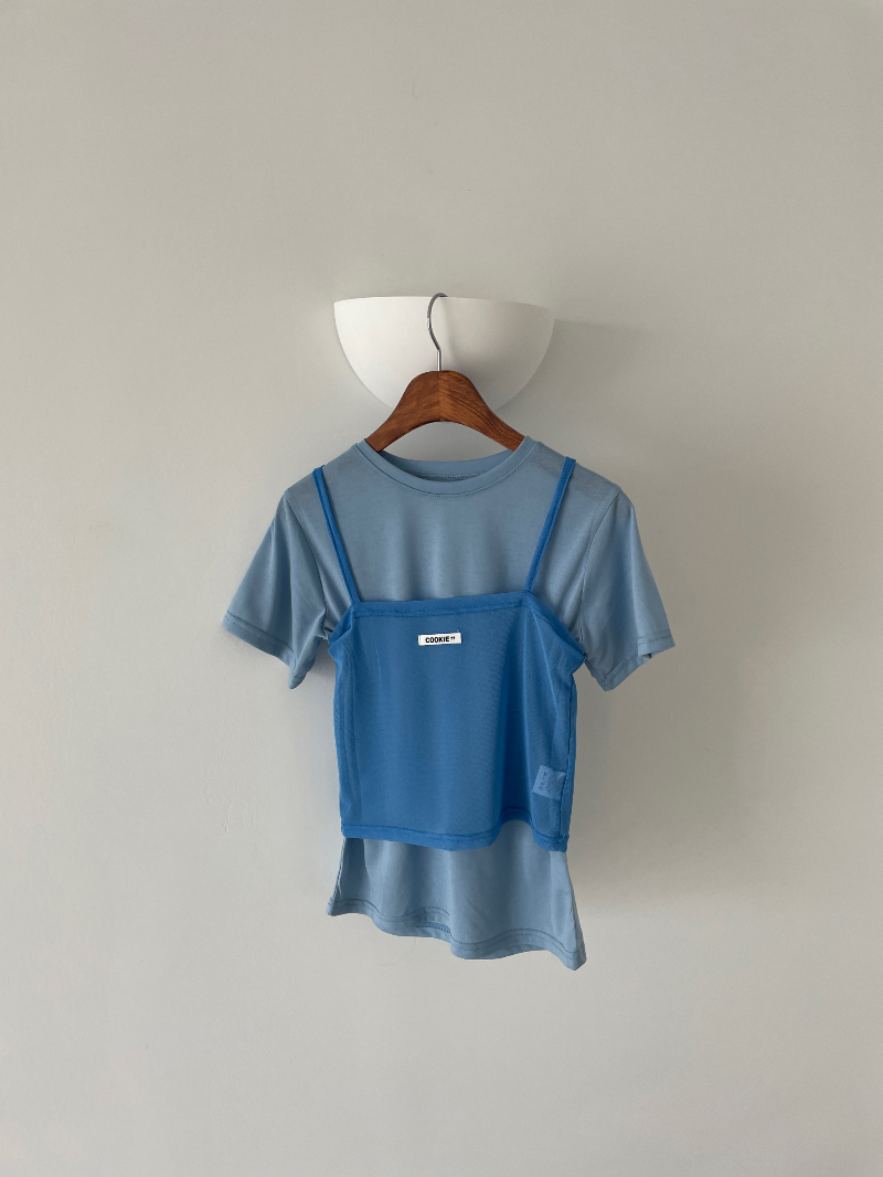 반팔 티셔츠 네이비블루 색상 이미지-S3L10